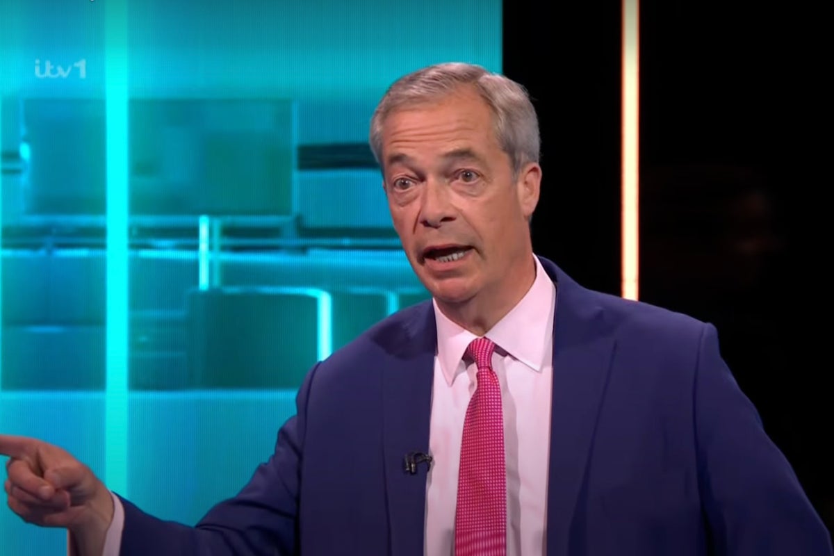 Debate electoral de ITV - en vivo: Farage dice que los conservadores están "al borde de la implosión" mientras las reformas superan al partido en las encuestas